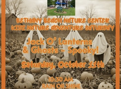 Kidz Nature Adventure Saturdays - Jack O’ Lanterns & Ghosts - Spooky!